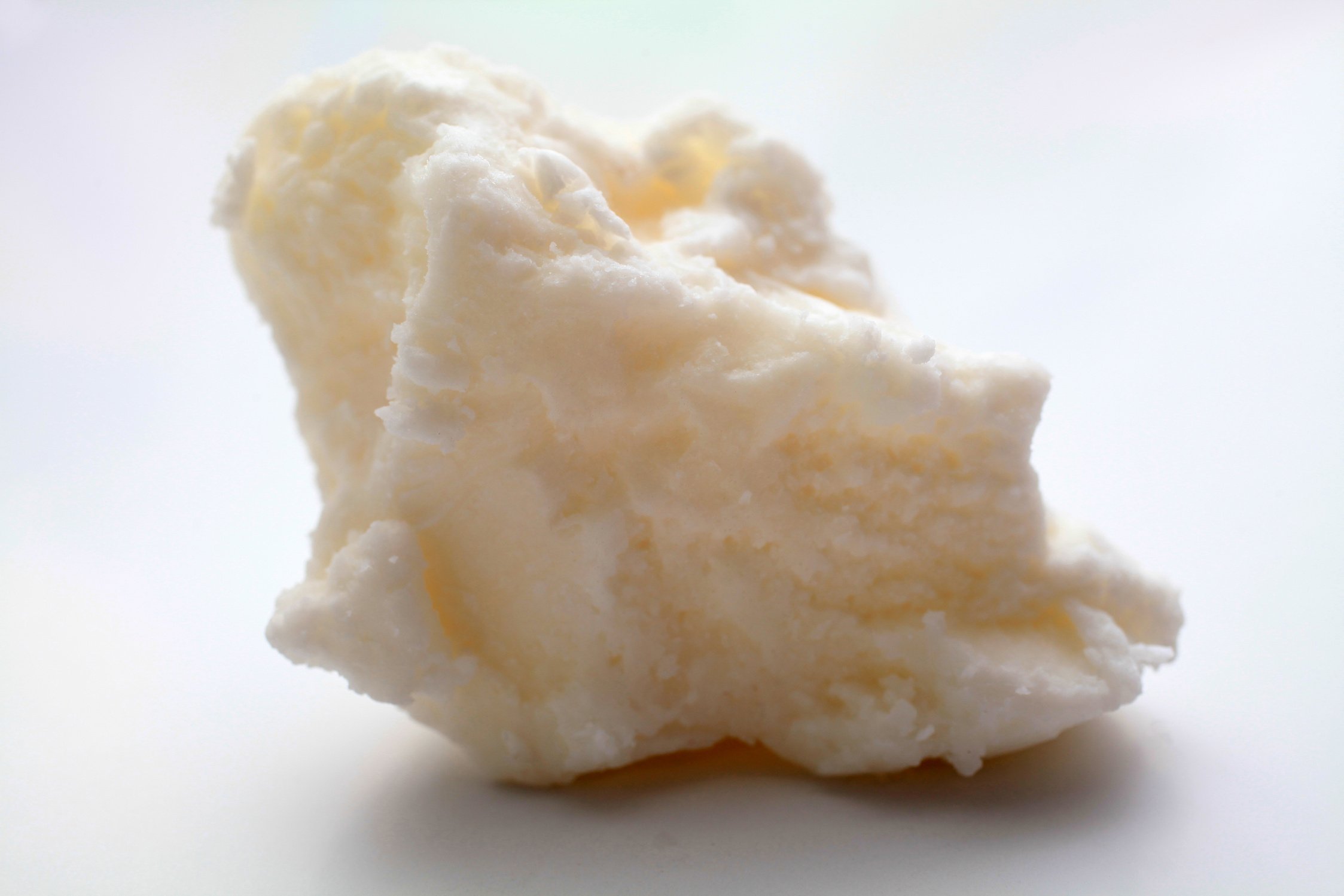 Shea butter on light background